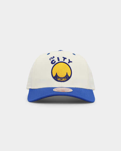 Mitchell & Ness Golden State Warriors Go Team Go OG Snapback Vintage Cream