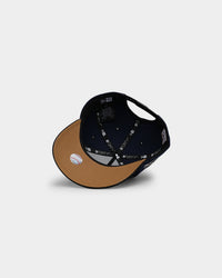 New Era Philadelphia Athletics 'Blue/Black 2 Tone' 9FORTY A-Frame Snapback Dark Blue