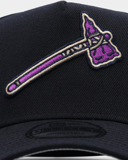 New Era Atlanta Braves 'Acai' 9FORTY A-Frame Snapback Navy/Magenta