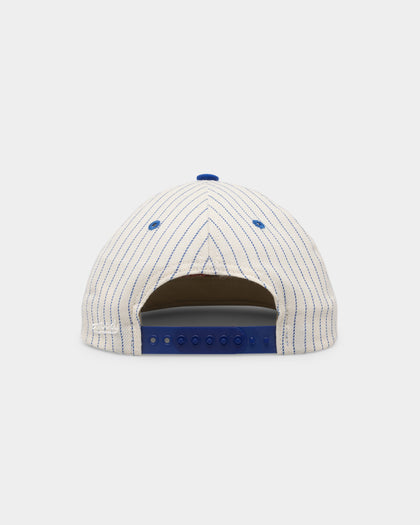 Carre Hood Pinstripe Snapback Ivory/Royal