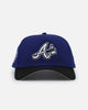 New Era Atlanta Braves 'Royal Reign' 9FORTY A-Frame Snapback Dark Royal/Black