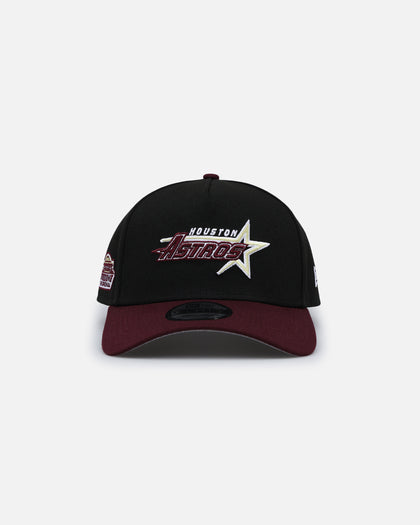 New Era Houston Astros 'Burgundy Bounceback' 9FORTY A-Frame Snapback Black/Maroon