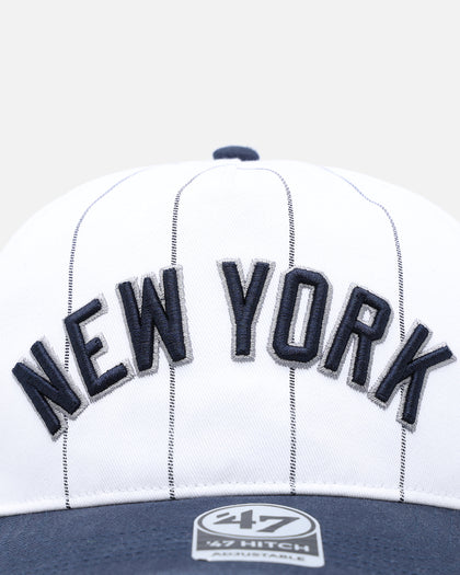 47 Brand New York Yankees 'Double Header Pinstripe' '47 Hitch Snapback White