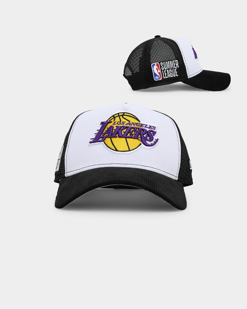 New Era Los Angeles Lakers 'NBA Summer League' 9FORTY A-Frame Snapback Black/White