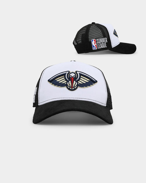 New Era New Orleans Pelicans 'NBA Summer League' 9FORTY A-Frame Snapback Black/White