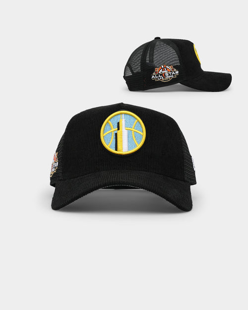 New Era Women's Chicago Sky 'WNBA All Star' 9FORTY A-Frame Trucker Snapback Black