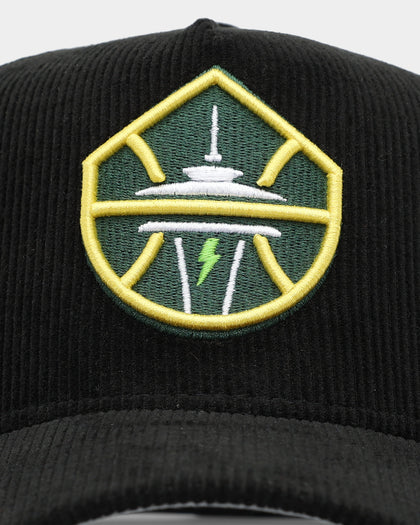 New Era Women's Seattle Storm 'WNBA All Star' 9FORTY A-Frame Trucker Snapback Black