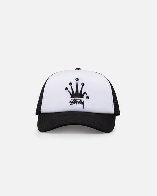 Stussy Crown Stock Trucker Cap Black