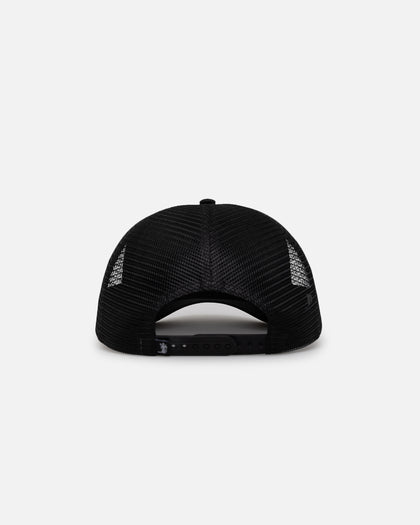 Stussy Crown Stock Trucker Cap Black