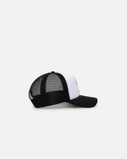 Stussy Crown Stock Trucker Cap Black