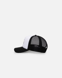 Stussy Crown Stock Trucker Cap Black