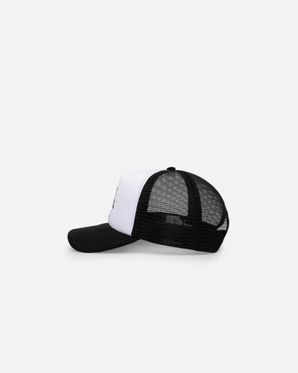 Stussy Crown Stock Trucker Cap Black