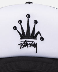 Stussy Crown Stock Trucker Cap Black