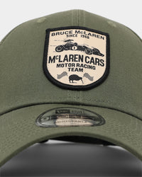 New Era McLaren Heritage Patch 9FORTY Strapback Green