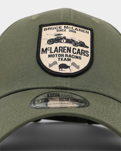 New Era McLaren Heritage Patch 9FORTY Strapback Green