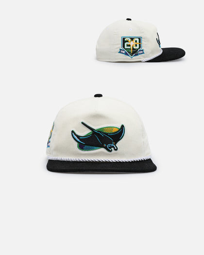 New Era Tampa Bay Rays '2-Tone Corduroy' Golfer Snapback Chrome/Black