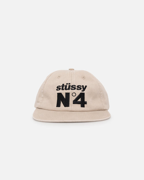 Stussy No. 4 Low Pro Cap Camel
