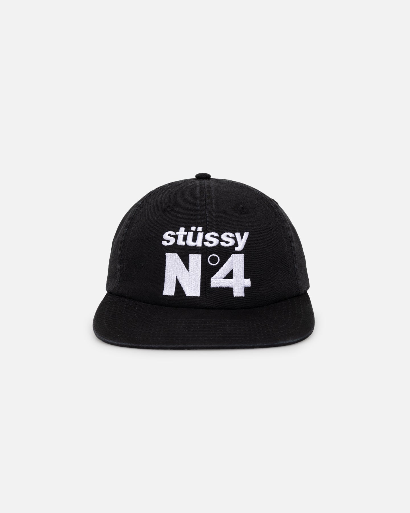 Stussy No. 4 Low Pro Cap Black | Culture Kings NZ