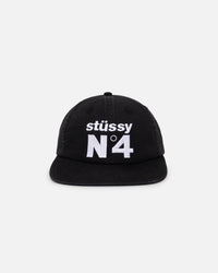 Stussy No. 4 Low Pro Cap Black
