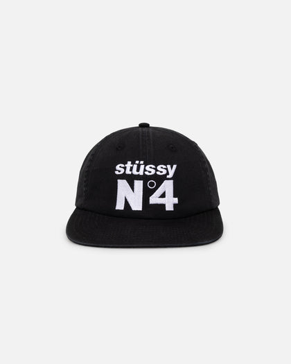 Stussy No. 4 Low Pro Cap Black