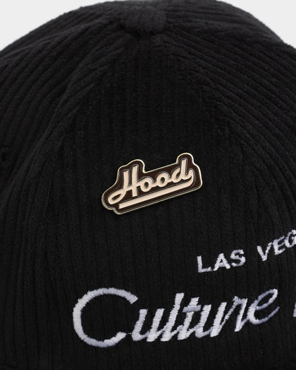 Hood X Culture Kings Las Vegas Collab Original Corduroy Snapback Black