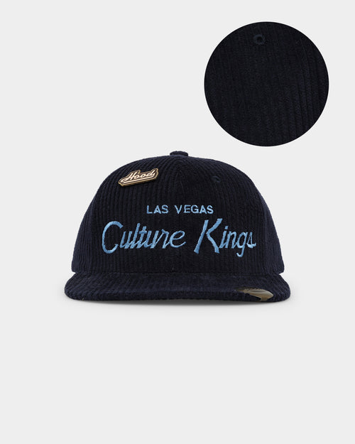 Hood X Culture Kings Las Vegas Collab Original Corduroy Snapback Navy