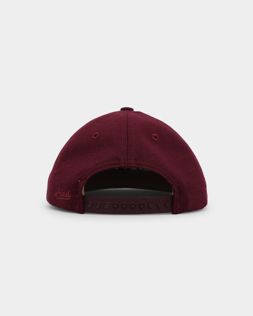 Hood X Culture Kings Las Vegas Collab Original Snapback Maroon