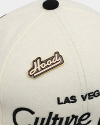 Hood X Culture Kings Las Vegas Collab Original Snapback White/Black