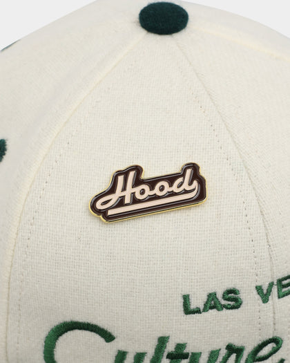 Hood X Culture Kings Las Vegas Collab Original Snapback White/Forest