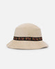 Carre Floraux Corduroy Bucket Hat Stone