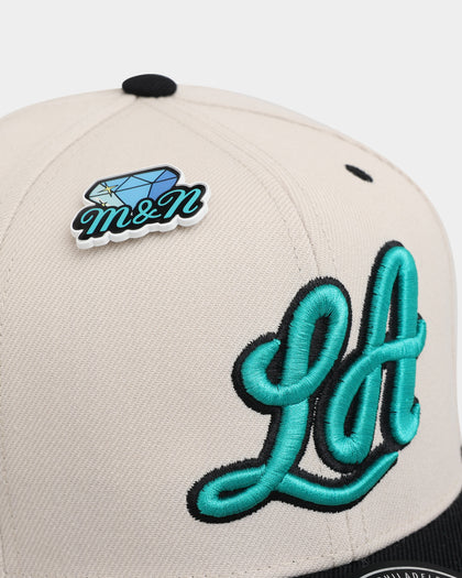 Mitchell & Ness Los Angeles Lakers 'Diamond' Fitted Bone/Black