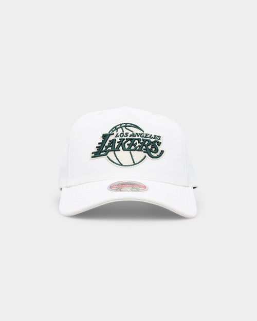Mitchell & Ness Los Angeles Lakers 'State Of Mind' Snapback Vintage White