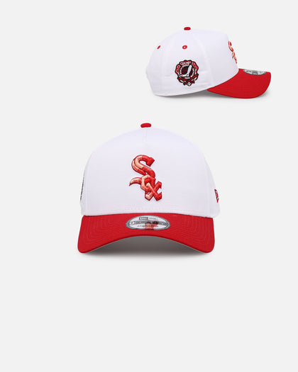 New Era Chicago White Sox 'Satin Blaze' 9FORTY A-Frame Snapback White/Scarlet