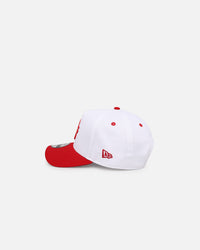 New Era Oakland Athletics 'Satin Blaze' 9FORTY A-Frame Snapback White/Scarlet