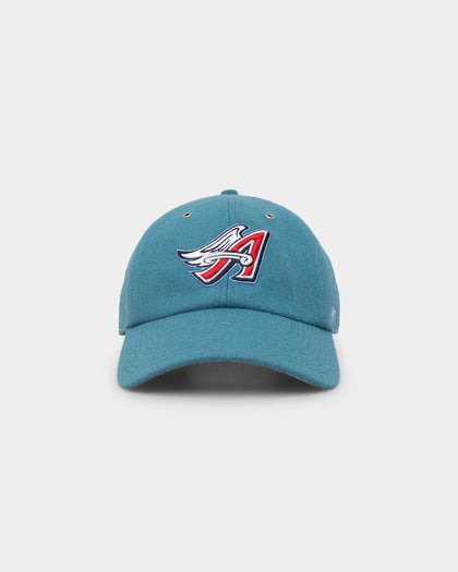 47 Brand Los Angeles Angels Wooly '47 Clean Up Strapback Columbia