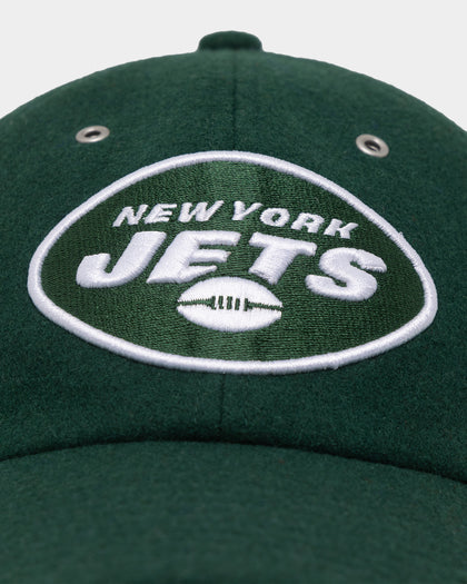 47 Brand New York Jets Wooly '47 Clean Up Strapback Dark Green