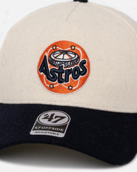 47 Brand Houston Astros 'Wooly Offside DT' Sure Shot Snapback Natural/Navy