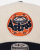 47 Brand Houston Astros 'Wooly Offside DT' Sure Shot Snapback Natural/Navy