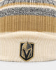 47 Brand Vegas Golden Knights Breakaway Cuff Knit Natural Tan