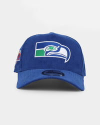 New Era Seattle Seahawks 'NFL Season Kick Off' Corduroy 9FORTY A-Frame Snapback Blue/OTC