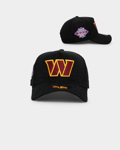 New Era Washington Commanders 'NFL Season Kick Off' Corduroy 9FORTY A-Frame Snapback Black/OTC