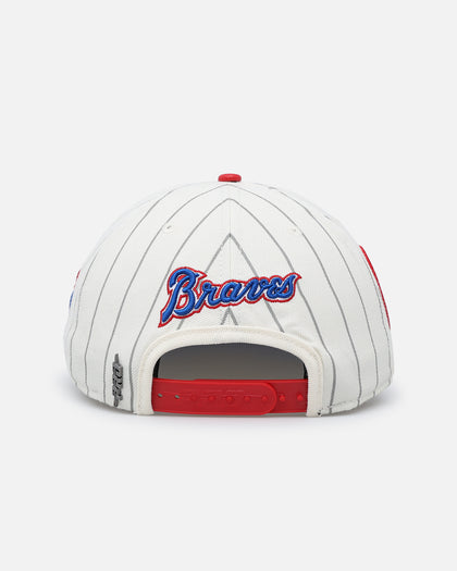 Pro Standard Atlanta Braves Wool Snapback Eggshell/Yellow