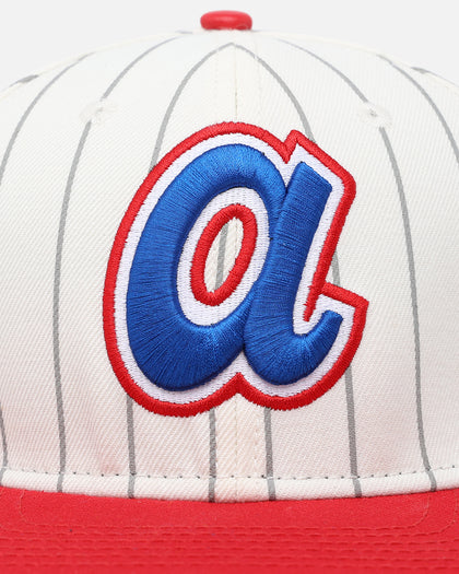 Pro Standard Atlanta Braves Wool Snapback Eggshell/Yellow