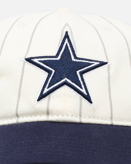 Pro Standard Dallas Cowboys Pinstripe Classic Dad Hat Strapback Eggshell/Yellow