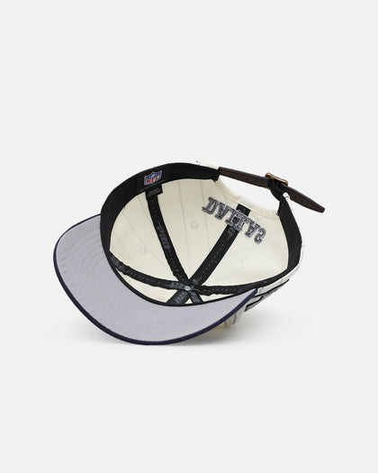 Pro Standard Dallas Cowboys Pinstripe Classic Dad Hat Strapback Eggshell/Yellow