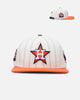 Pro Standard Houston Astros Classic Logo Wool Strapback Eggshell/Yellow
