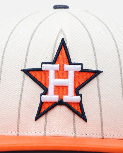Pro Standard Houston Astros Classic Logo Wool Strapback Eggshell/Yellow