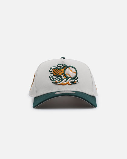 New Era Gwinnett Stripers 'Autumn Hue' 9FORTY A-Frame Snapback Stone/Dark Green
