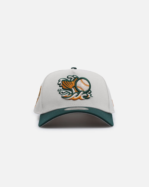 New Era Gwinnett Stripers 'Autumn Hue' 9FORTY A-Frame Snapback Stone/Dark Green