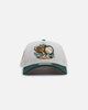 New Era Gwinnett Stripers 'Autumn Hue' 9FORTY A-Frame Snapback Stone/Dark Green
